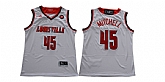 Louisville Cardinals 45 Donovan Mitchell White College Basketball Jersey,baseball caps,new era cap wholesale,wholesale hats